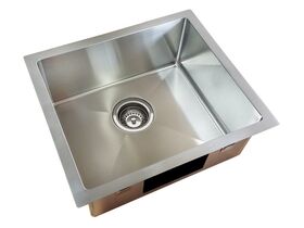 Everhard Squareline Plus Single Bowl Undermount / Top Mount Sink Stainless Steel 460mm x 400mm x 200mm