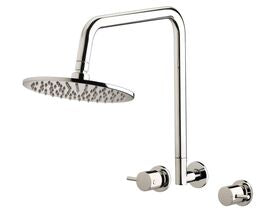 Mizu Drift Gooseneck Shower Set 200mm Chrome (3 Star)