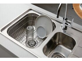 Posh Solus MK3 1 3/4 Bowl Inset Sink, 1 Taphole, Left Hand Bowl Stainless Steel