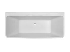 Posh Domaine Back to Wall Freestanding Bath 1500 x 720mm White