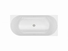 Posh Solus Back To Corner Freestanding Bath 1700mm Right Corner White